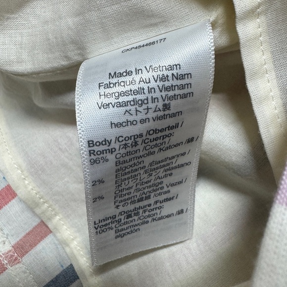 Madewell Button Slit Flecked Nebs Stripe Pearl Ivory Rainbow Midi Skirt Size 4 - Picture 15 of 16